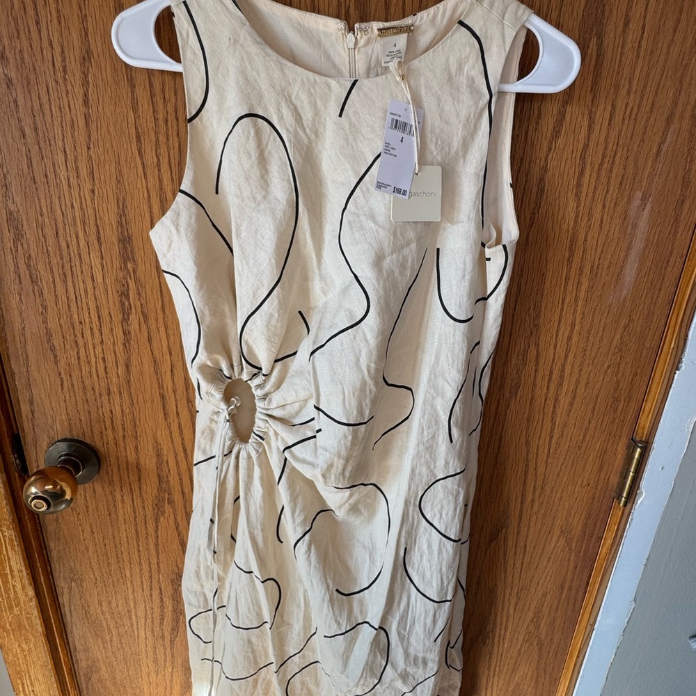 Magaschoni linen dress